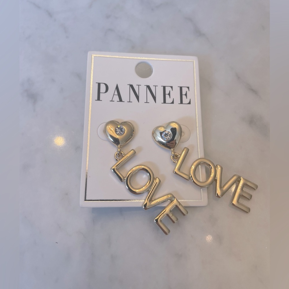 Love earrings from Vici